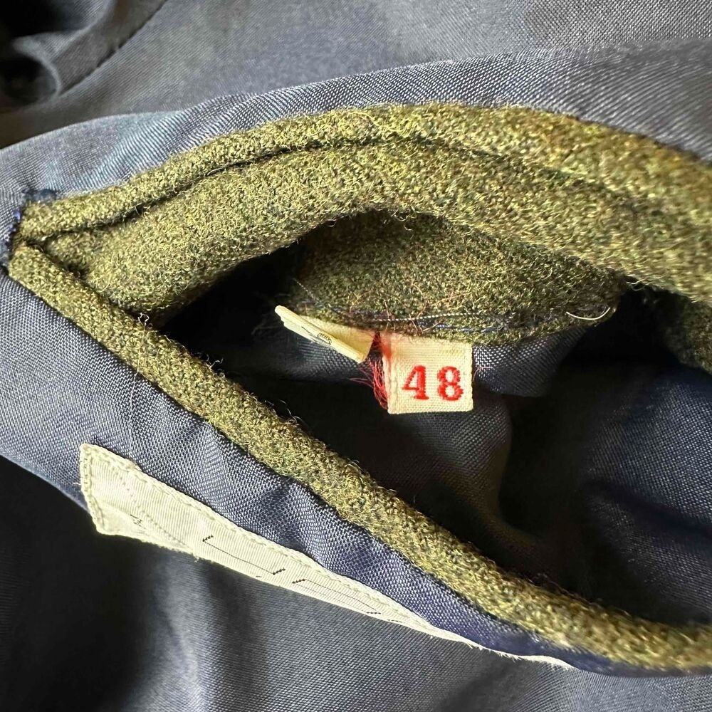T. Macchione Wool Sport Jacket in Blue/Green Colorbock - Picture 8 of 10